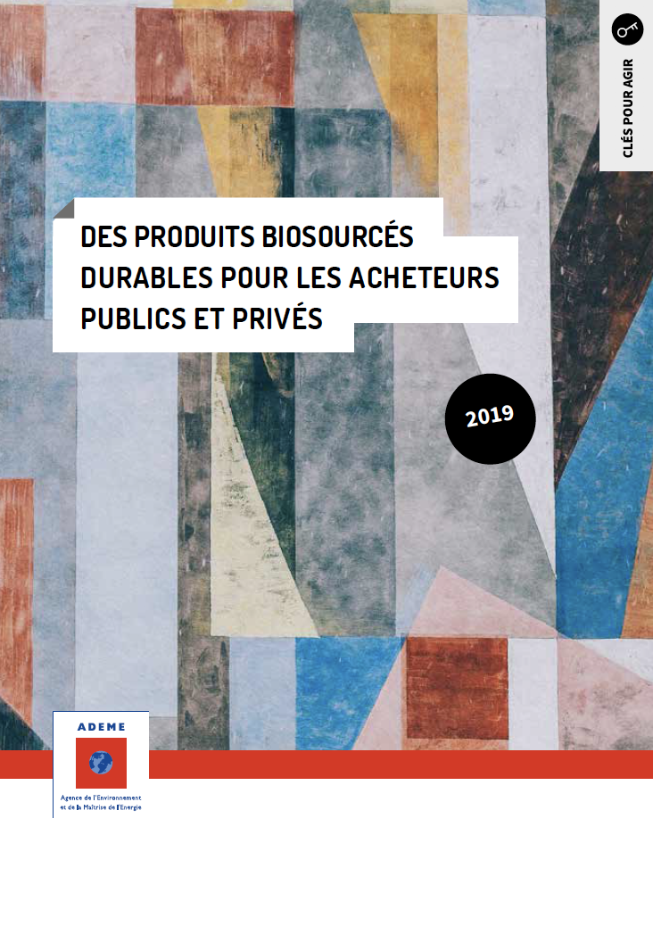 Guide Ademe, produits biosourcés durables